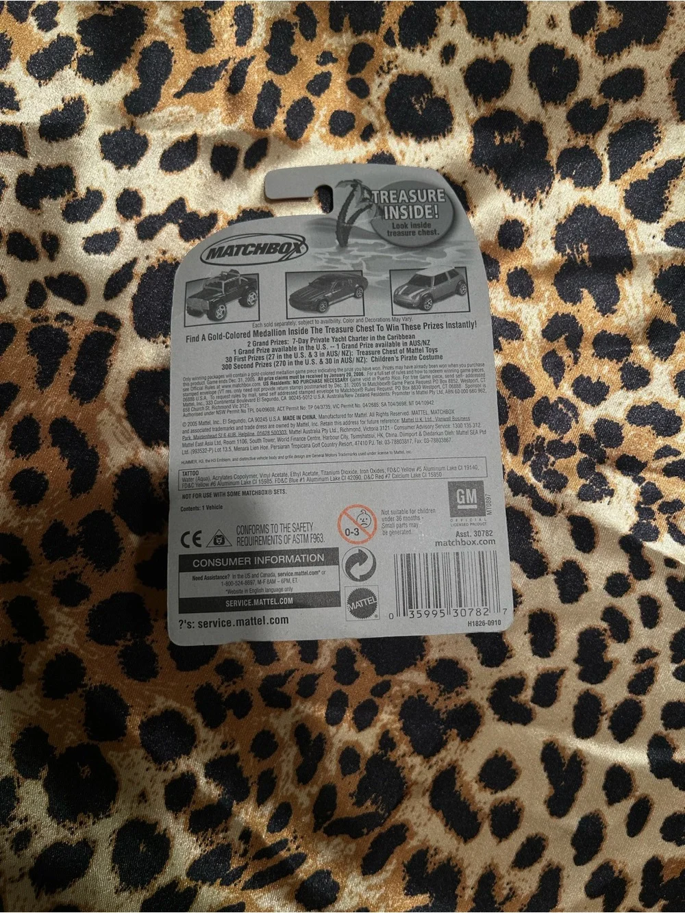 Sealed Matchbox Hummer H3 Black Treasure Inside Series #25 1:64 Diecast